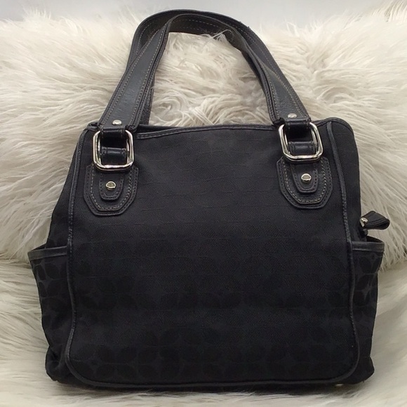Fossil Handbags - Fossil Canvas Black Signature Print Shoulder Bag